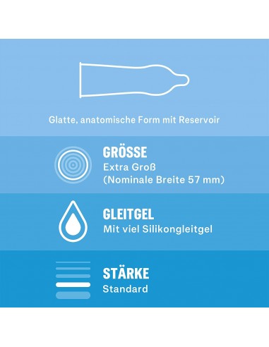 durex gefühlsecht gleitgel Durex Gefühlsecht Extra Feucht Kondome, 10 Stk main image 1