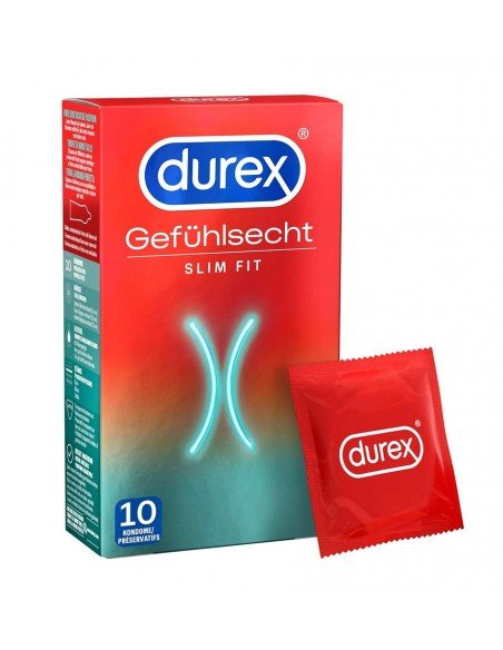 Durex Gefühlsecht Slim Fit Kondome 10 Stück