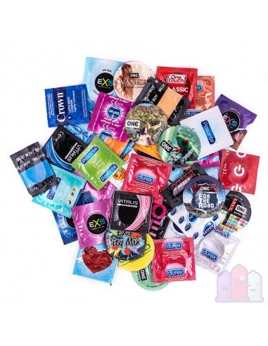 Set verschiedener Kondome 60 Stk.