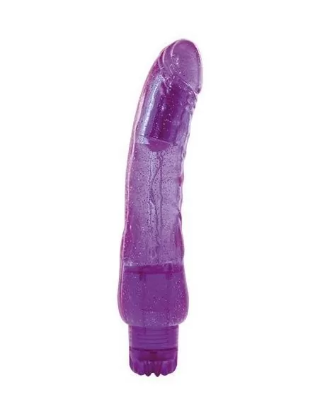Jammy jelly bright glitter purple vibrator