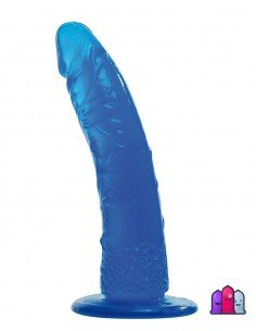 Real Rapture Jelly Earth Flower Blue 7 Dildo 2