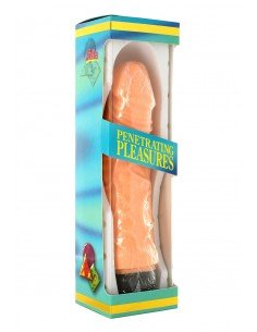 Penetrating Pleasures Vinyl P-Shape Realistic Vibrator No.6