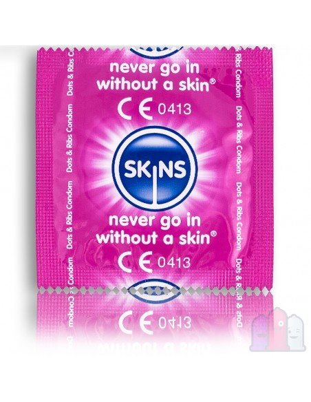 Skins Ribs & Dots kondomer