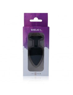 Intense Shelki Anal Plug Black L