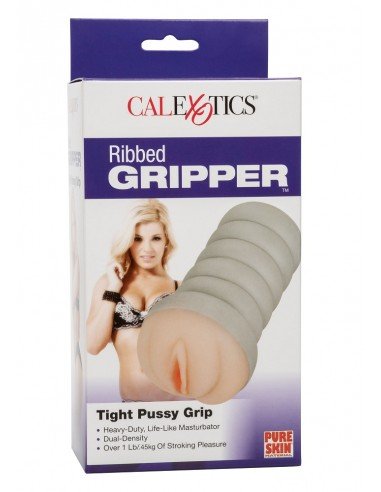 Calexotics Ribbed Gripper Tight Pussy Grip Masturbator