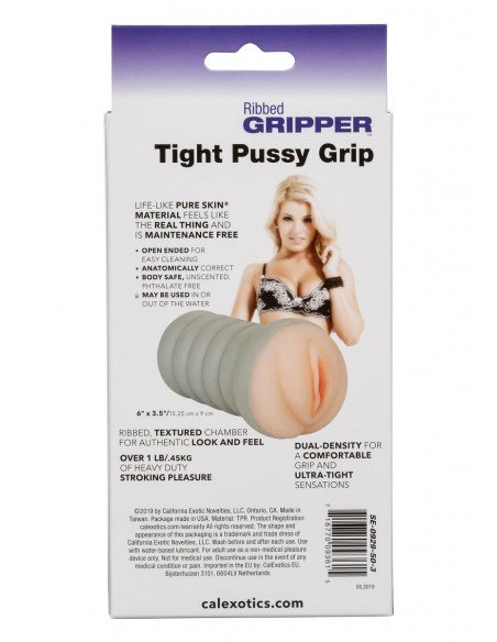 Calexotics Ribbed Gripper Tight Pussy Grip männlicher