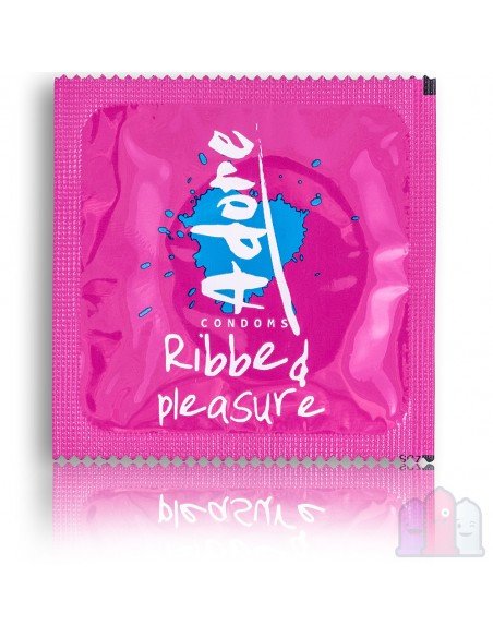 Adore Ribbed Kondom