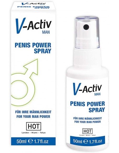 HOT V-Activ Penis Power Spray for Men, 50 ml